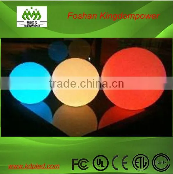 Multi color recharging LED garden globe light