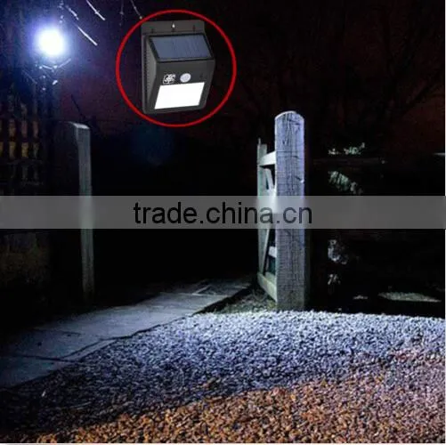 12LED Outdoor Wireless Solar Energy Powered Motion Sensor solar security led light for Patio,yard,