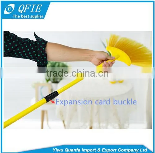 Wholesale household wall cleaning brush with long telescopic metal stick