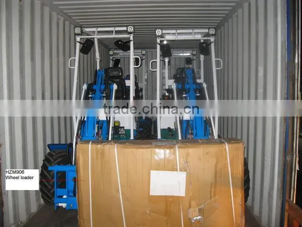 Electric model HZM ZL06 wheel loader with EuroIII engine for Europe market