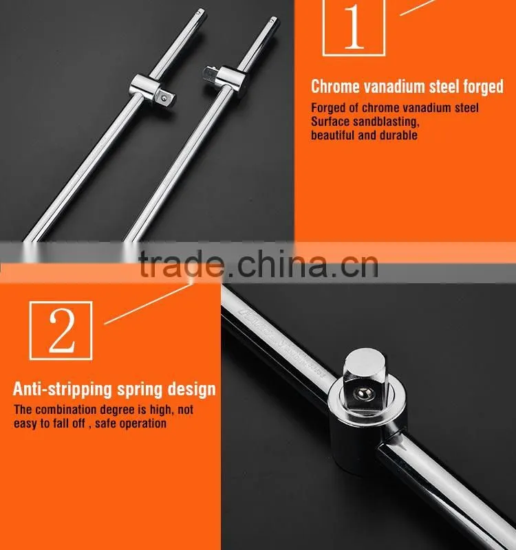 Chrome Vanadium Professional 1/2" T Handle Sliding Bar