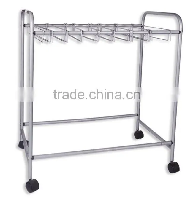 18 Pairs Collections Etc Rolling Pants Organizer Rack, Trousers rack