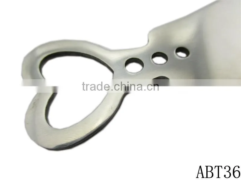 Personalized bulk bottle opener, heart shape wine opener