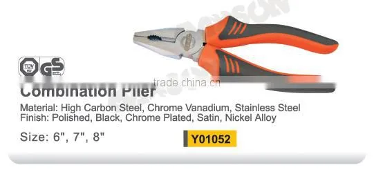 Y01054 new design HANDLE high carton steel nose plier