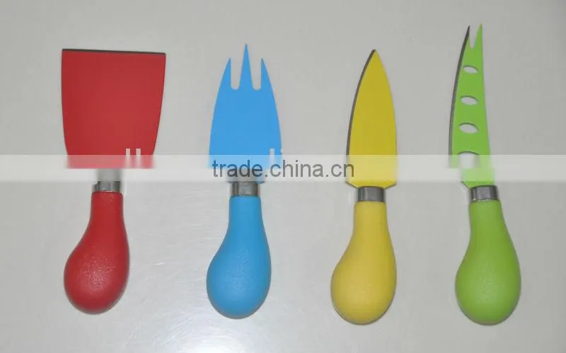 colorful non-stick coating cheese knife
