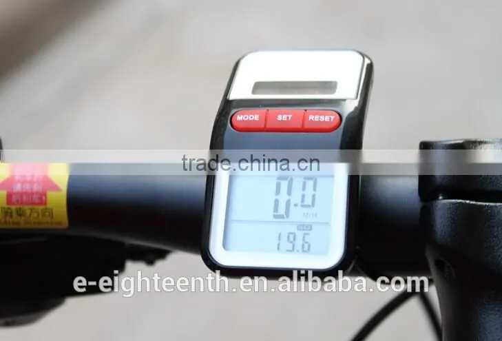 2016 popular Solar Power Bicycle Computer Bike Cycling LCD Digital Speedometer Odometer