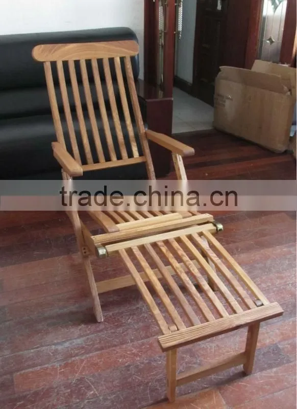deck chair & wooden beach chair & folding beach chair with table set