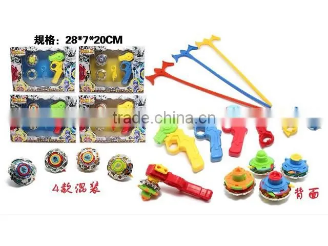 Hot selling flashing peg-top toys for wholesale