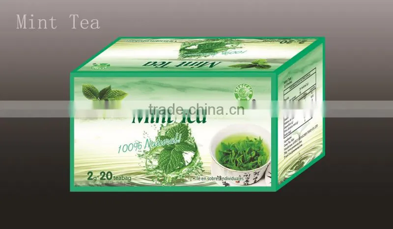 Mint Green Teabag, Flavor teabag, herbal tea
