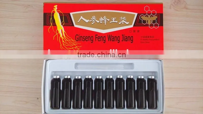 Ginseng royal jelly oral liquid,10MLX10pices ,OEM package