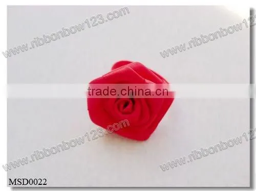 satin ribbon black rose for perfume bottle