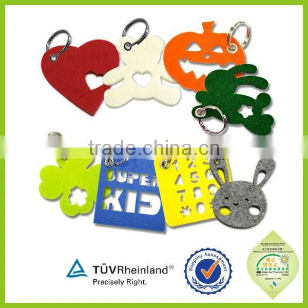 Custom design cheap car logo leather keychain
