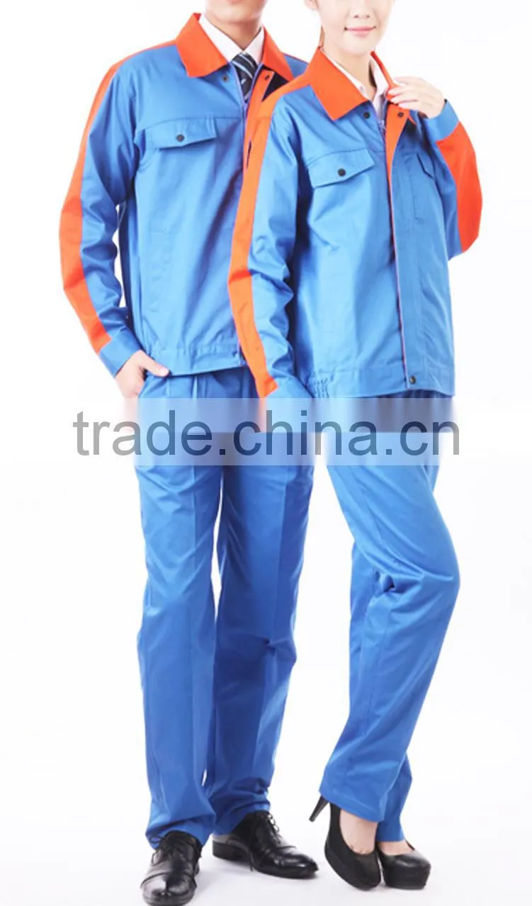 2016 OEM garage industrial unisex workwear factory uniform new design