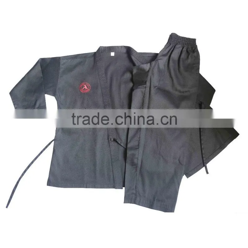 custom made good fabric karate uniform breathable fabric black karate gi karate uniforms martial arts uniforms short sleeve