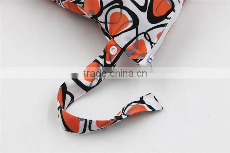 Printed cloth diaper bag custom wet bag factory reusable wet bag