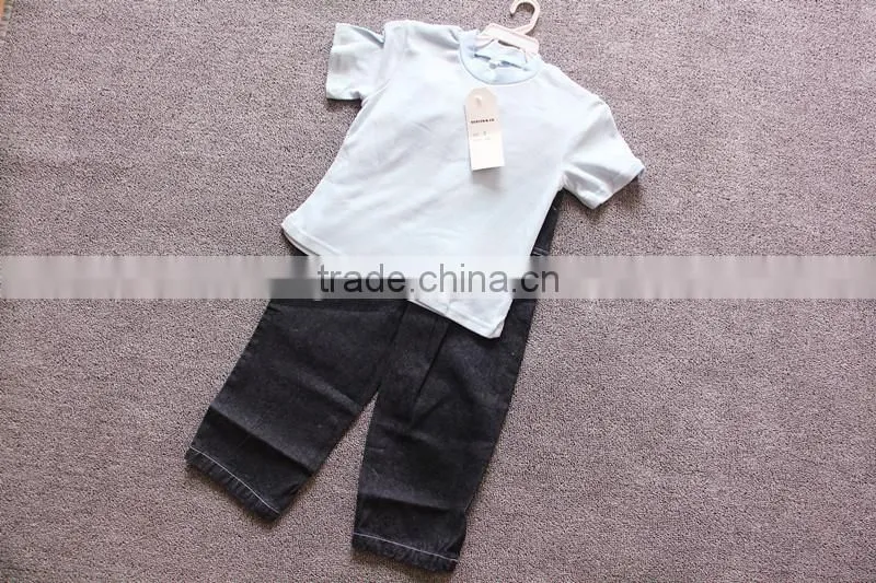 kids garments set child clothing for children 2015