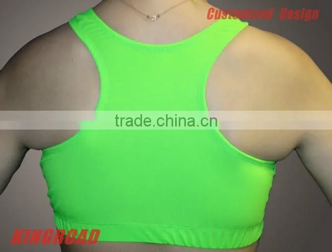 Wholesale custom sublimation plain sport bra