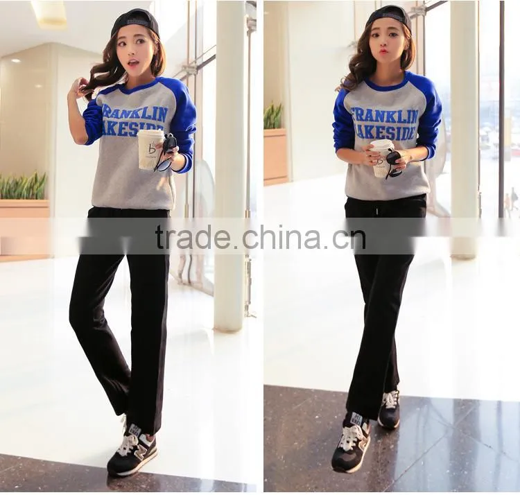 Womens Fashion Drawstring Elastic Waist Pants Casual Pants 2015