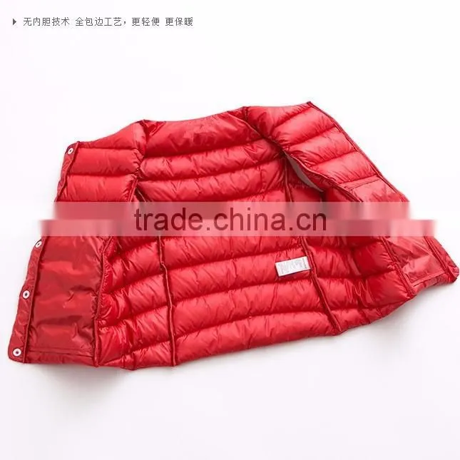 factory suppliers children's vests & custom fashion girls winter padded waistcoats