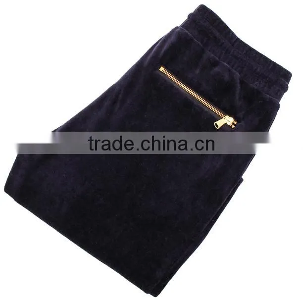 Hot Sale Custom Design Cheap Mens Velvet Sports Track Suit