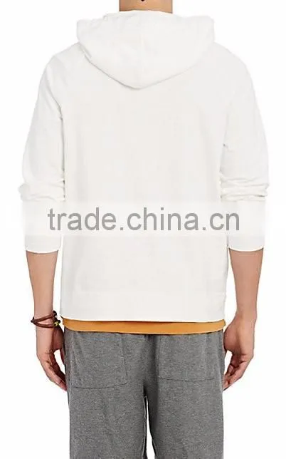 Off-White Slub Cotton Jersey Hoodie