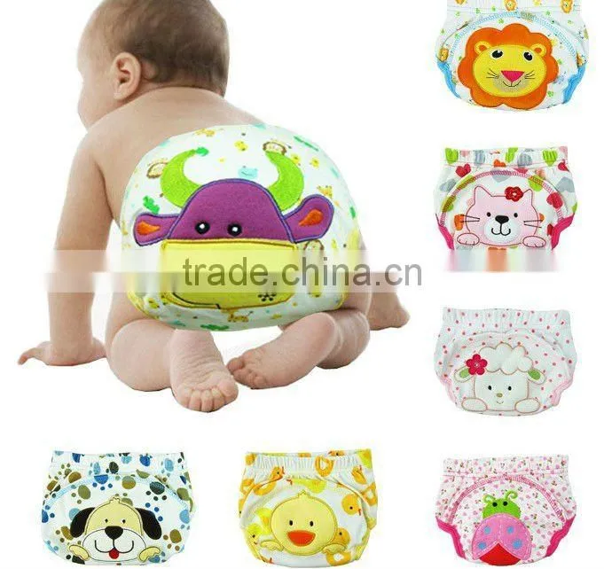 13 designs can choose baby underpants ,colorful original cotton baby Pants for summer ,cute design Baby Shorts,anti diaper urine