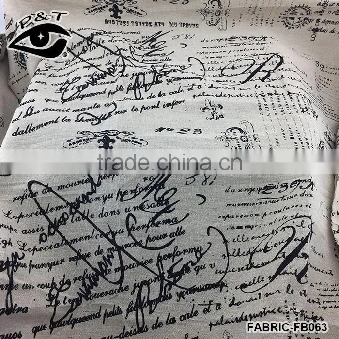 100% Polyester Linen Look Fabric With PU/PVC Coating For Bags/Luggages/Garment /Sofa Using