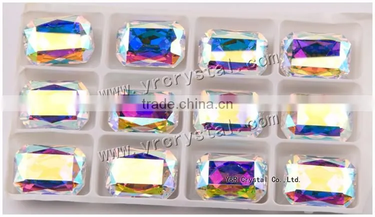 4627 Octagon Crystal 18*25mm Crystal AB Color Bead Treasure