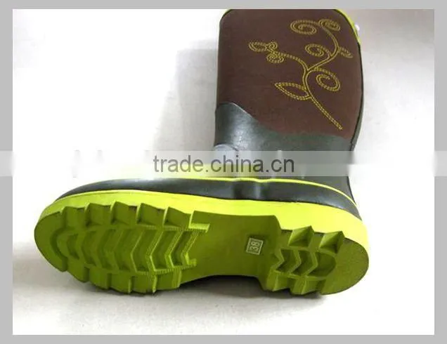 2014 hottest Fashion ladies cheap rain boots