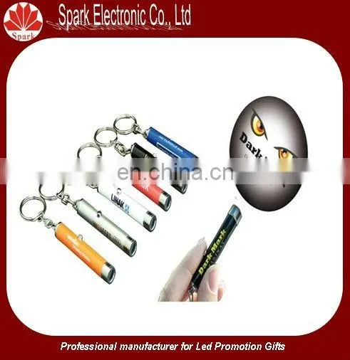 4*AG3 battery led keyring torch