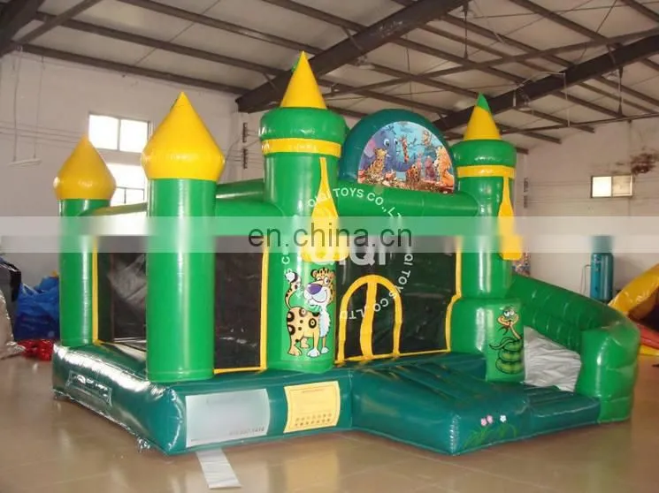 QIQI Green Inflatable Used Party Jumpers for Sale