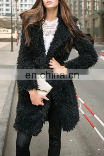 Women Faux Fur Long Coat