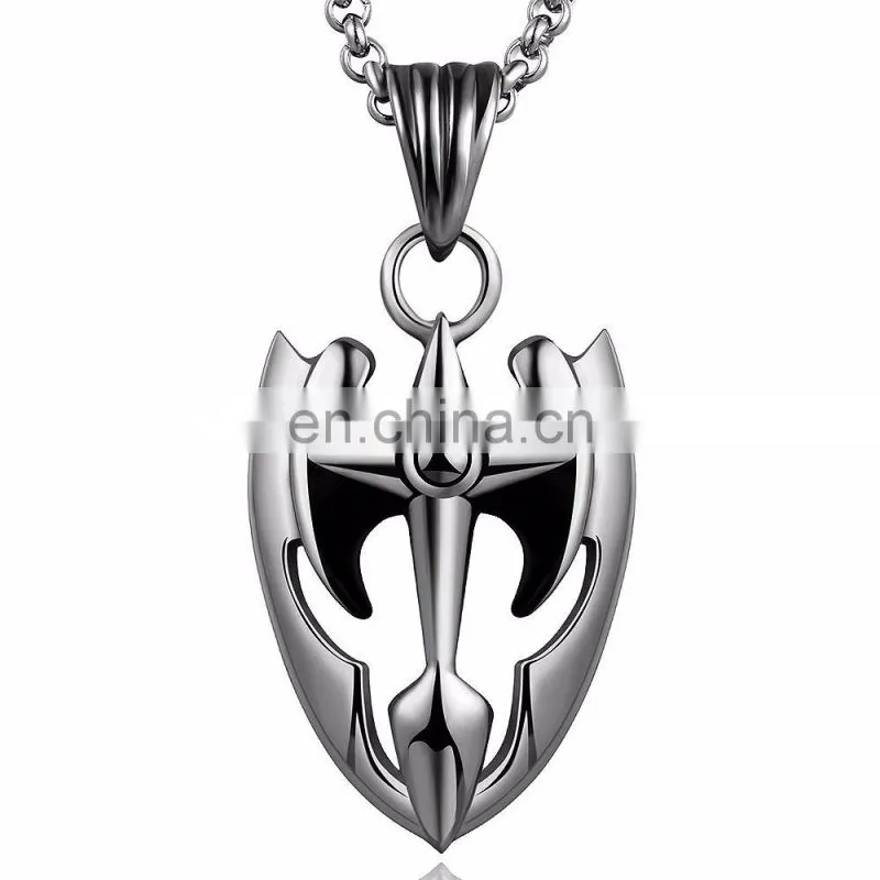 Retro Cross Stainless Steel Necklace Pendant