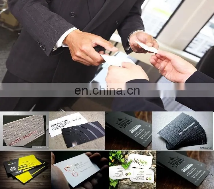 custom business plastic cards with logo embossed