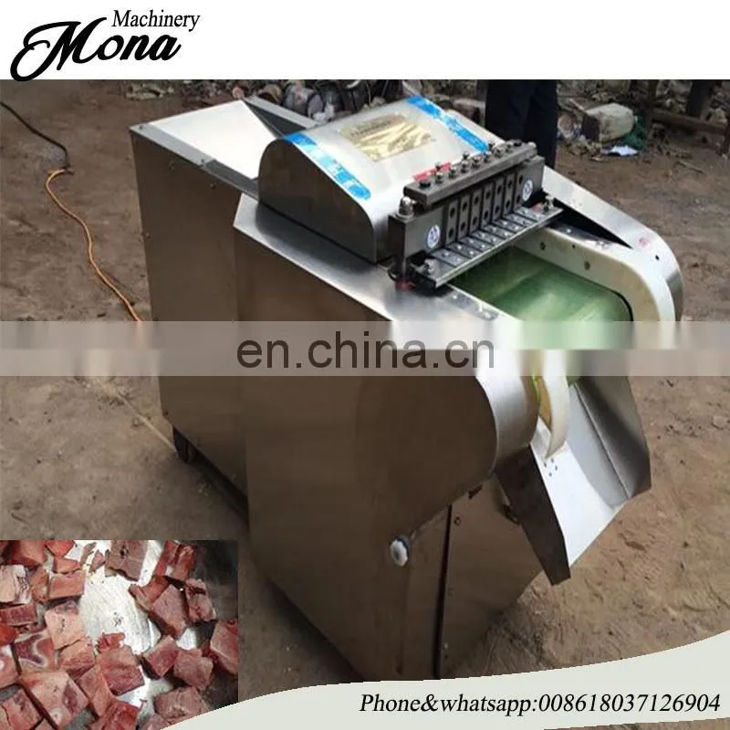 Frozen chicken cube cutting machine /meat slicer cutter