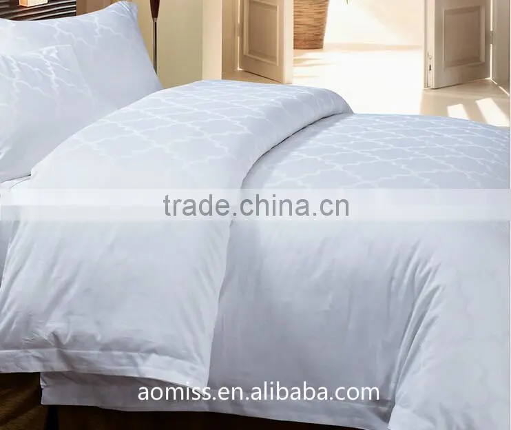 60S 300TC Thread Count Classic Hotel Bedding textile 4 pcs hotel bedding set