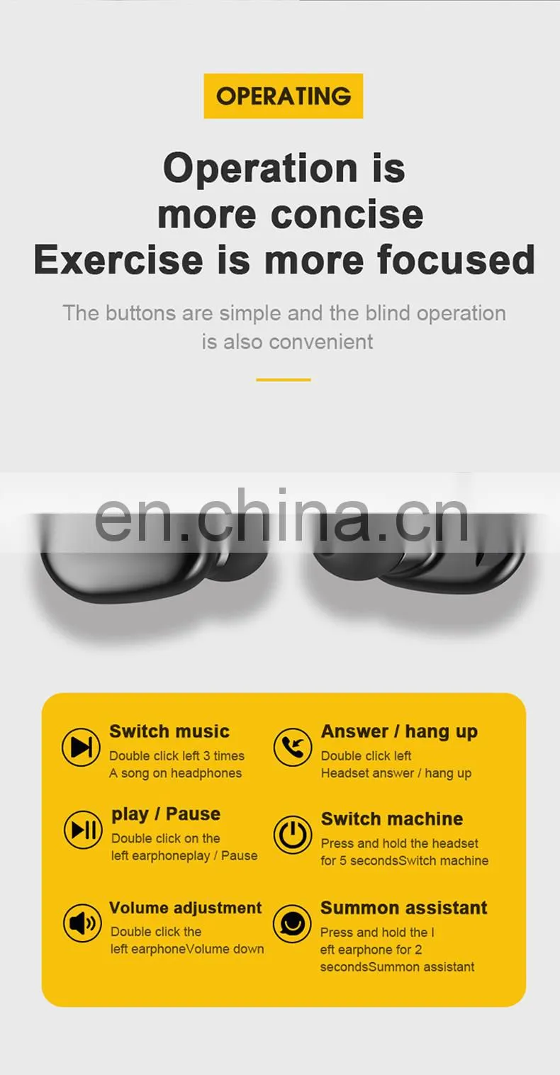 feixin 10 Years ODM & OEM Manufactory Mobile Phone Accessories wired headset headphone waterproof single earphone