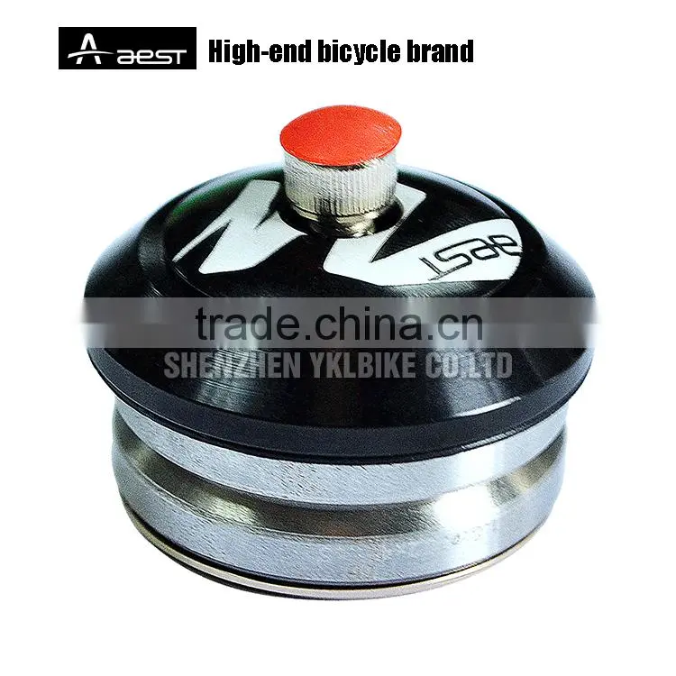 Alloy MTB Mountainbike Headset, AEST Bicycle Headsets, 1-1/8''-1.5'' Threadless Bicycle Headset