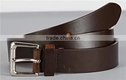 Man's casual split leather fashion belt