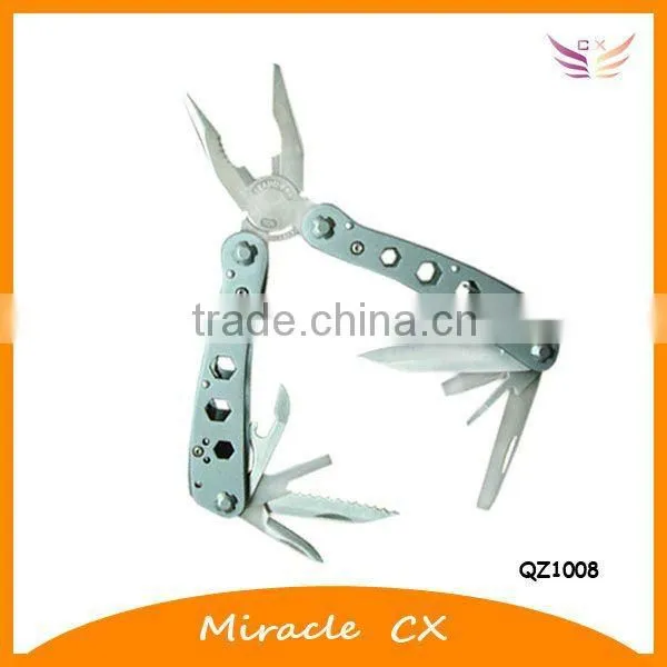 Black handle with 8 shining holes stainless steel multi tool