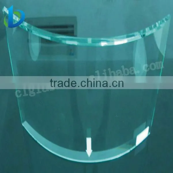 curved glass panels for furniture