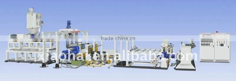 Single layer PET sheet extruder