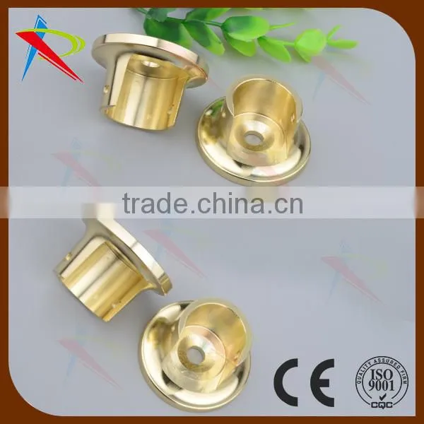 gold shower curtain brackets /wardobe brackets