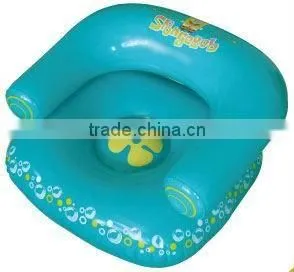 red flocked pvc inflatable double sofa
