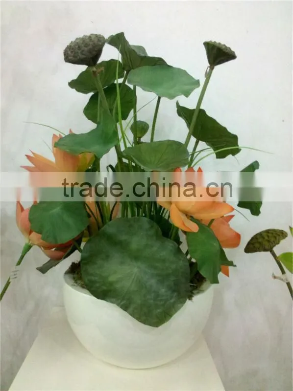 Artificial water lily flower bonsai