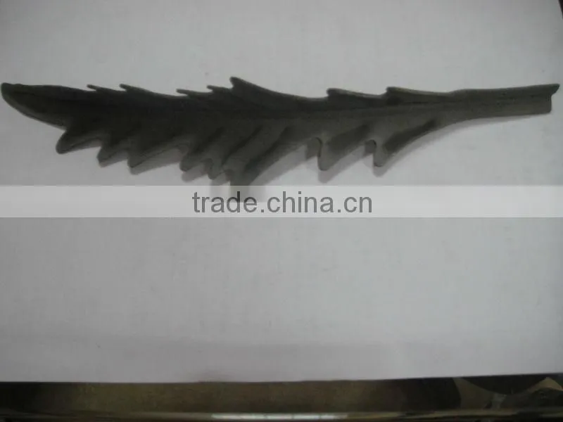 GYD-15C0021 Stamping Nephrolepis exaltata iron gate leaves shape decoration