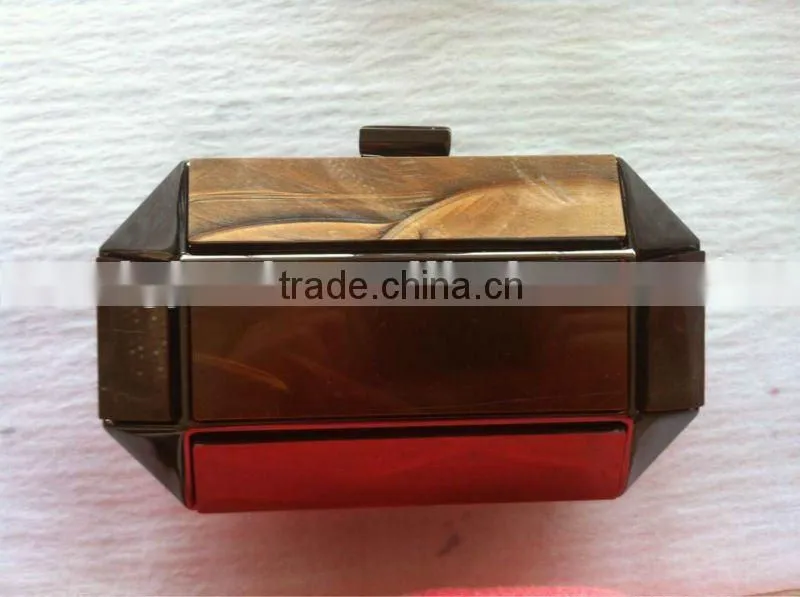 manufacturer sell coffee handmade clutch bags