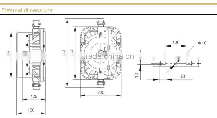 DGS50/127L(A) flameproof mining LED roadway lights