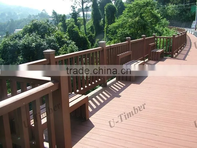 Reliable reputation wood plastic composite timber WPC railing