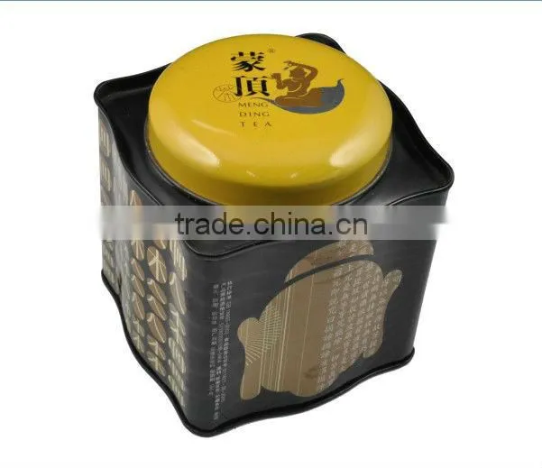 Custom design round cd tin box